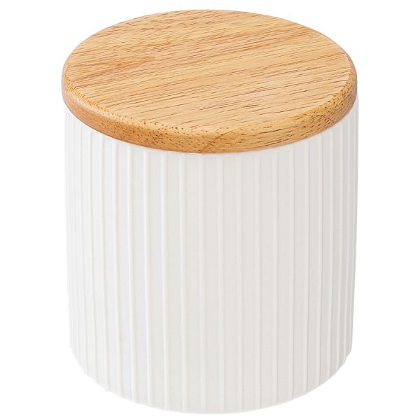 Банка для хранения с крышкой из каучукового дерева Soft Ripples, Dual Glazing, 750 мл, Liberty Jones, изображение 4
