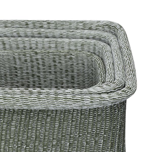 Набор из 4-х корзин для хранения Sustainable collection, оливковый, Bergenson Bjorn, изображение 9