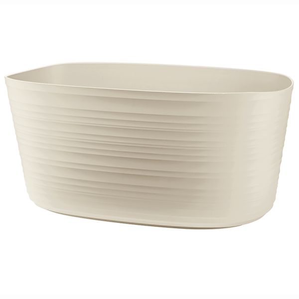 Кашпо для комнатных растений большое Tierra, бежевое, Guzzini