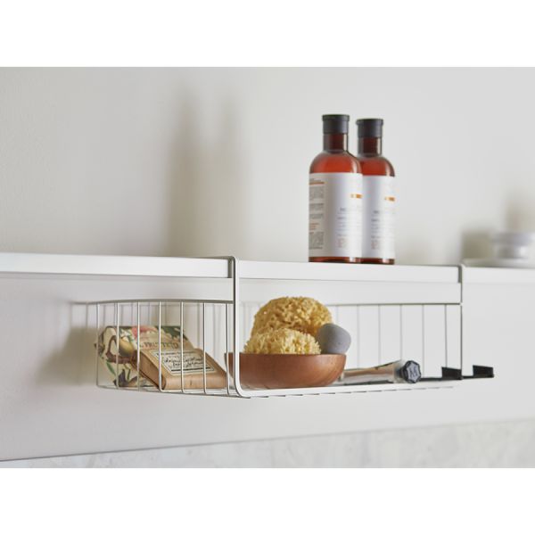 Корзина для хранения подвесная Granli, 38,8х24,5х15 см, белая, Smart Solutions, изображение 4