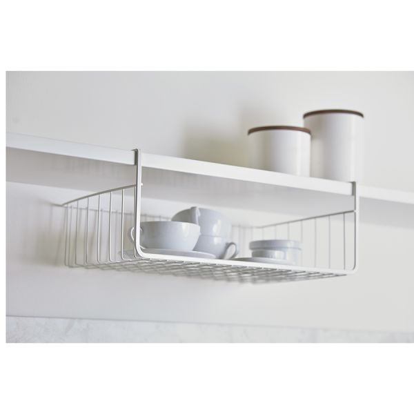 Корзина для хранения подвесная Granli, 38,8х24,5х15 см, белая, Smart Solutions, изображение 5