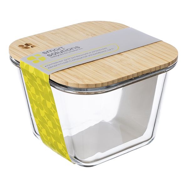 Контейнер для запекания и хранения квадратный Eco Store с крышкой из бамбука, 1,9 л, Smart Solutions, изображение 5