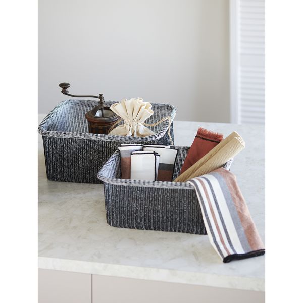 Набор из 4-х корзин для хранения Sustainable collection, черный, Bergenson Bjorn, изображение 6