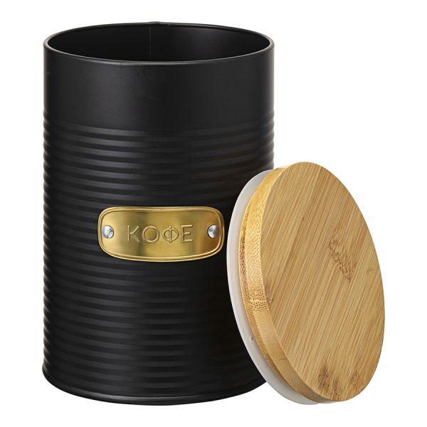 Банка для хранения кофе Irmel, 1,3 л, графит, Smart Solutions, изображение 5