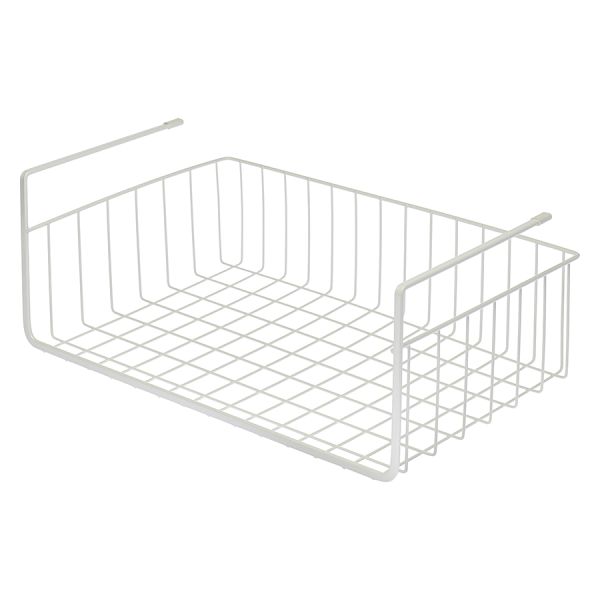 Корзина для хранения подвесная Granli, 38,8х24,5х15 см, белая, Smart Solutions