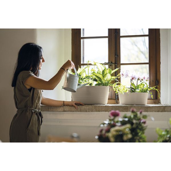 Кашпо для комнатных растений большое Tierra, молочное, Guzzini, изображение 4