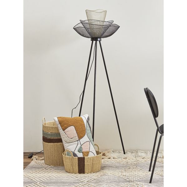 Корзина плетеная круглая Bodhran Chocolate из коллекции Ethnic, размер M, Tkano, изображение 4