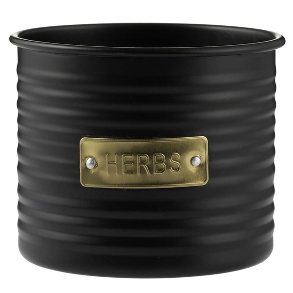 Кашпо для растений Otto 700 мл черное, Typhoon