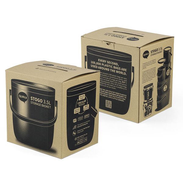 Контейнер для хранения Stogo, 3,5 л, серый, QUALY, изображение 9