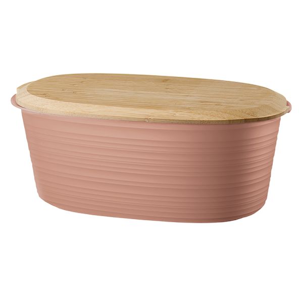 Хлебница с бамбуковой крышкой Tierra, 3 л, терракотовая, Guzzini