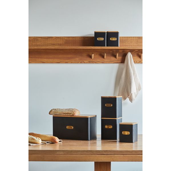 Банка для хранения крупы Irmel, 3,2 л, графит, Smart Solutions, изображение 2