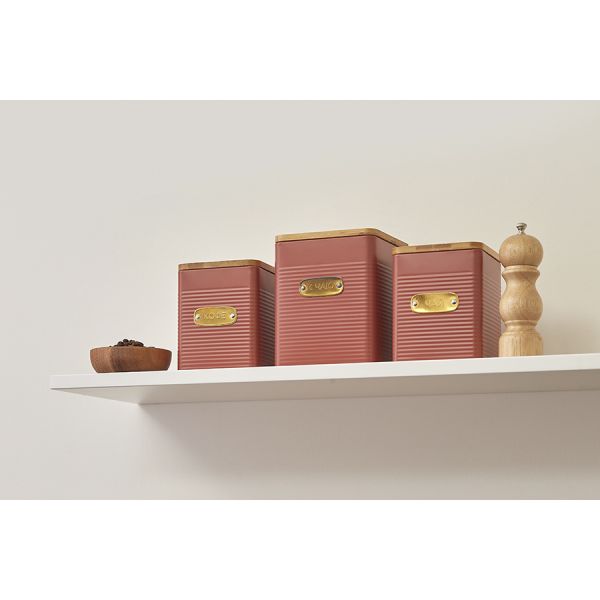 Банка для хранения кофе Irmel, 1,7 л, терракота, Smart Solutions, изображение 4