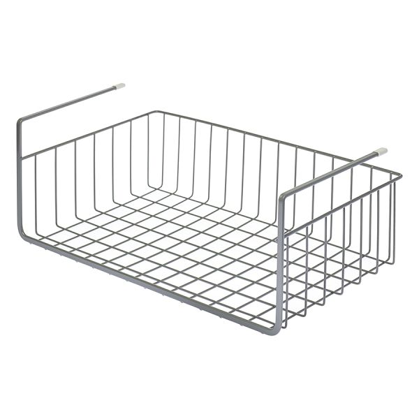 Корзина для хранения подвесная Granli, 38,8х24,5х15 см, серая, Smart Solutions