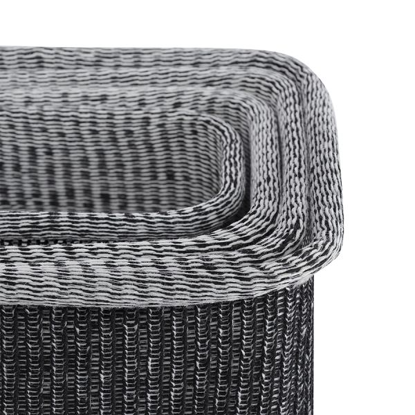 Набор из 4-х корзин для хранения Sustainable collection, черный, Bergenson Bjorn, изображение 8