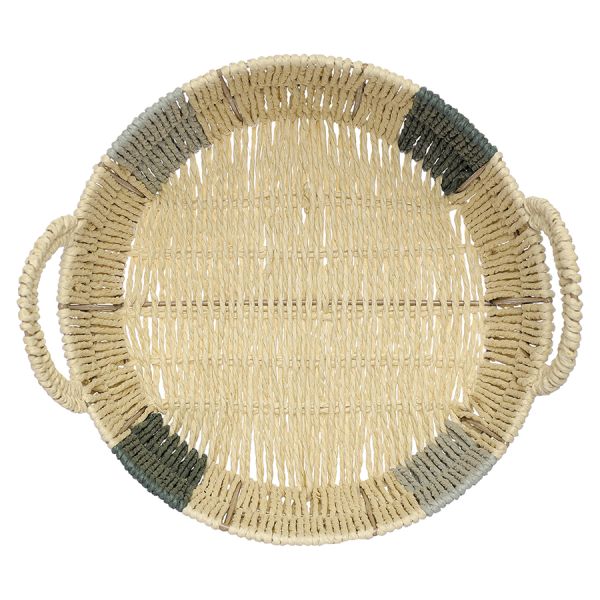 Корзина плетеная круглая Bodhran Sage из коллекции Ethnic, размер L, Tkano, изображение 2