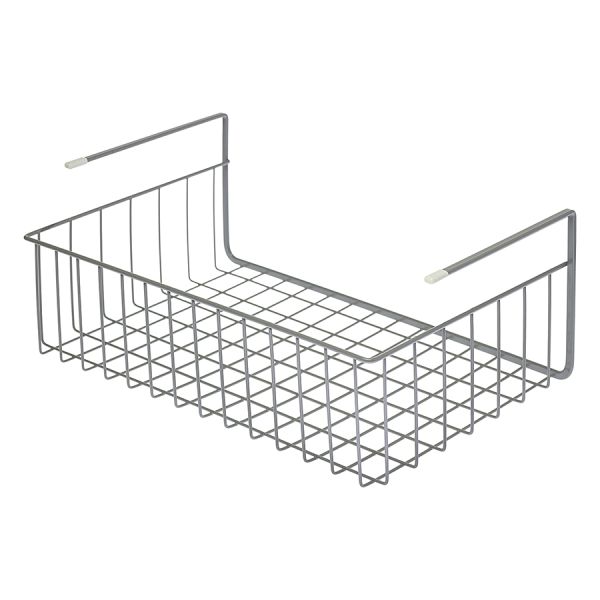 Корзина для хранения подвесная Granli, 38,8х24,5х15 см, серая, Smart Solutions, изображение 6