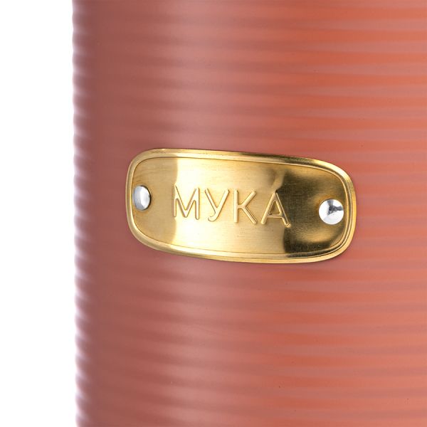 Банка для хранения муки Irmel, 2,5 л, терракота, Smart Solutions, изображение 4