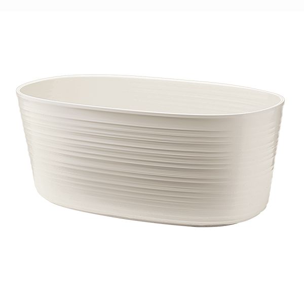 Кашпо для комнатных растений малое Tierra, молочное, Guzzini