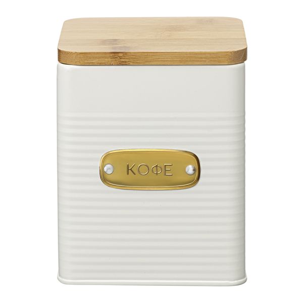 Банка для хранения кофе Irmel, 1,7 л, молочная, Smart Solutions