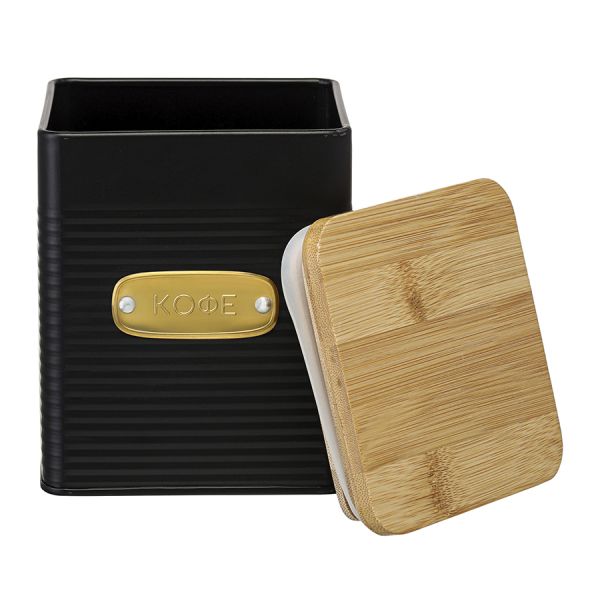 Банка для хранения кофе Irmel, 1,7 л, графит, Smart Solutions, изображение 4