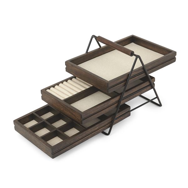 Шкатулка для украшений TERRACE орех, Umbra