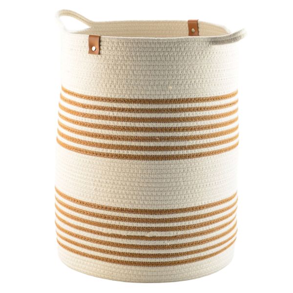 Корзина для хранения Thea 35х48 см, бежевая/горчичная, Bergenson Bjorn