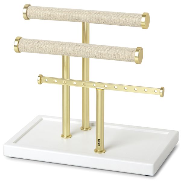 Держатель для серег и браслетов Trigem латунь, Umbra