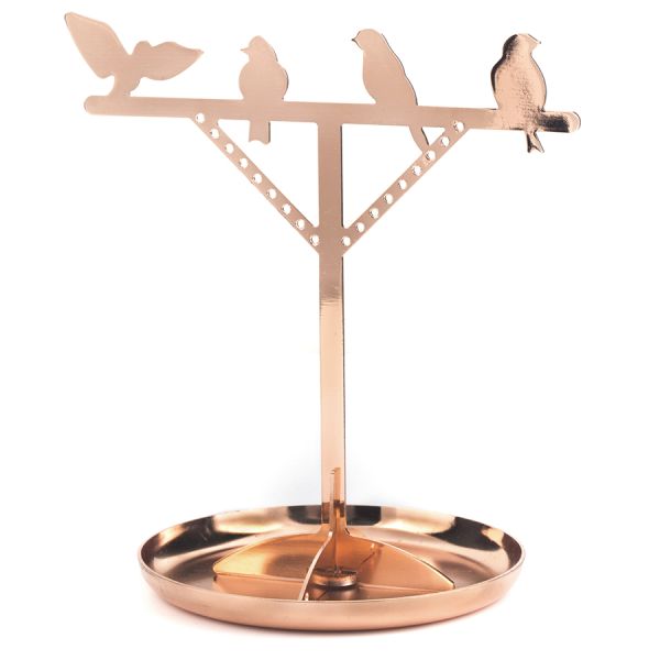 Держатель для украшений Bird медь, Kikkerland