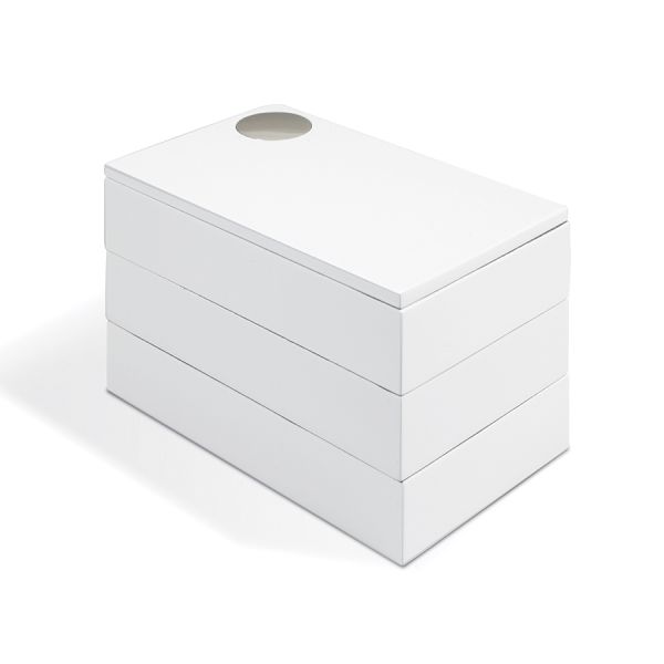 Шкатулка Spindle белая, Umbra