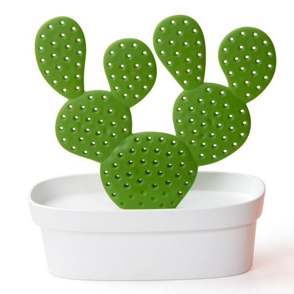 Органайзер для мелочей Caccessories, белый с зеленым, Qualy