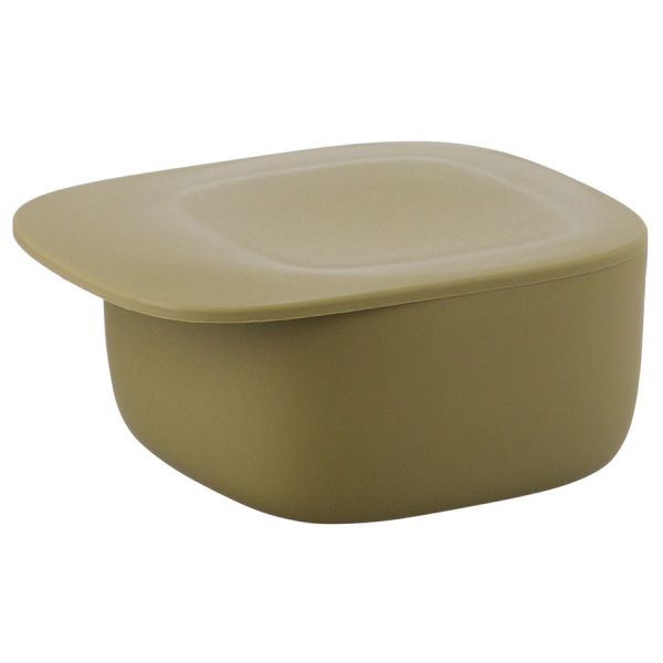 Контейнер для хранения с плоской крышкой, 300 мл, зеленый, Qualy