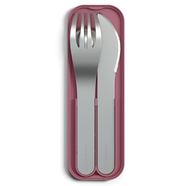 Набор из 3 столовых приборов в футляре MB Pocket, blush, Monbento