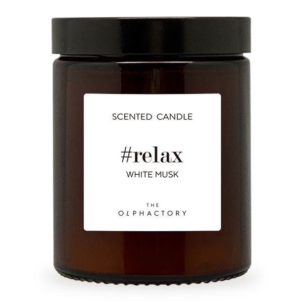 Свеча ароматическая The Olphactory, Белый мускус, 27 ч, Ambientair