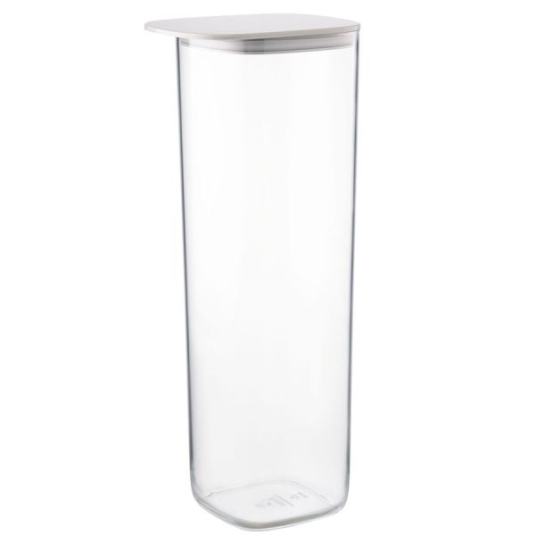 Контейнер для хранения с плоской крышкой, 2 л, серый, Qualy