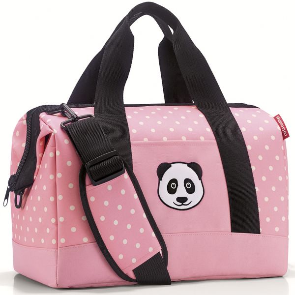 Сумка детская Allrounder M panda dots pink, Reisenthel
