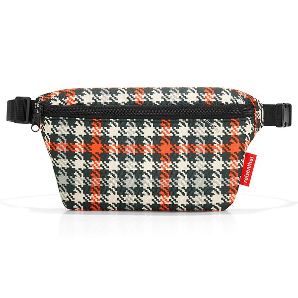 Сумка поясная beltbag S glencheck red, Reisenthel