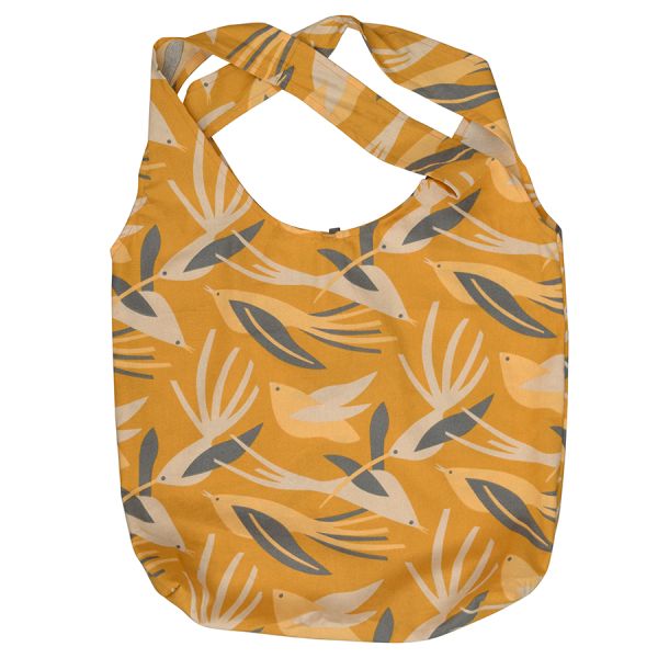 Сумка-авоська складная из хлопка с принтом Birds of Nile из коллекции Wild, Tkano