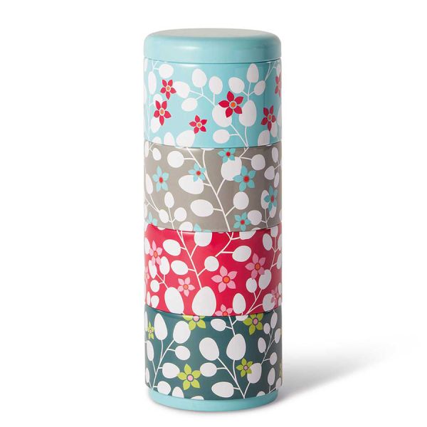 Набор контейнеров для снеков Remember, Primavera, 4 шт., Remember