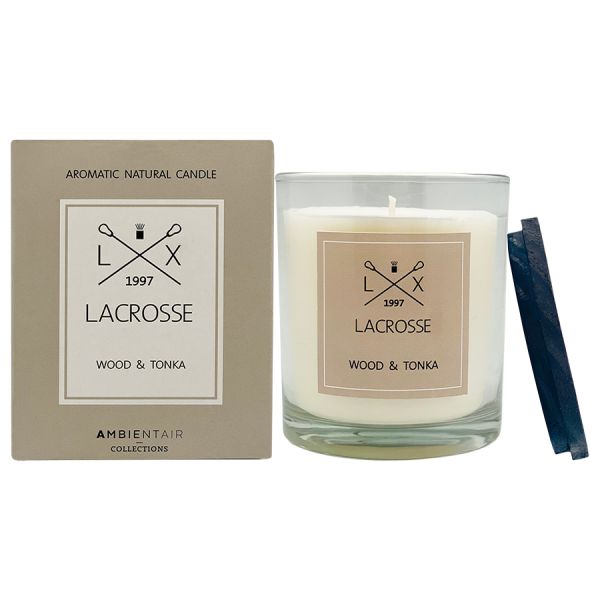 Свеча ароматическая Lacrosse, Дерево и тонка, 60 ч, Ambientair