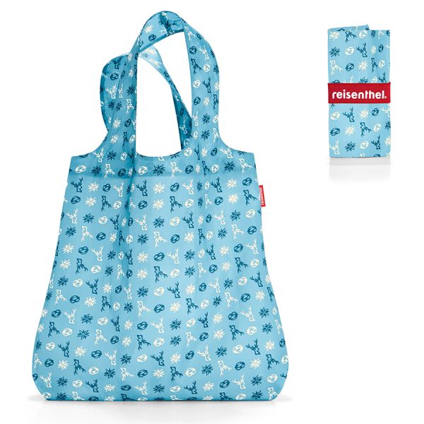 Сумка складная Mini maxi shopper bavaria denim, Reisenthel