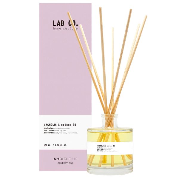 Диффузор ароматический Lab Co, Магнолия и специи, 100 мл, Ambientair