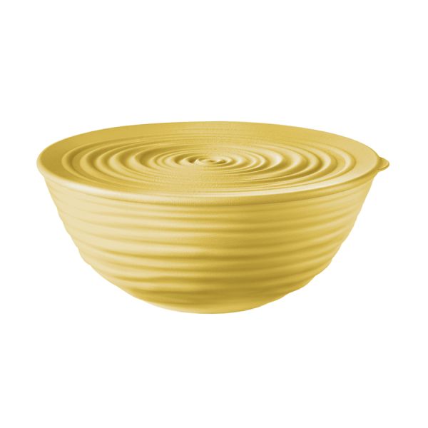 Миска с крышкой Tierra, 18 см, желтая, Guzzini