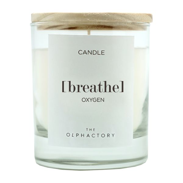 Свеча ароматическая The Olphactory, Breathe, Кислород, 40 ч, Ambientair
