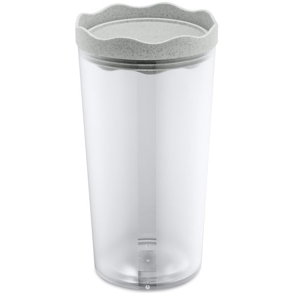 Банка для сыпучих продуктов Prince, Organic, 1 л, серая, Koziol