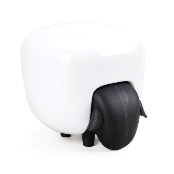 Держатель для ватных дисков Sheep чёрный-белый, Qualy