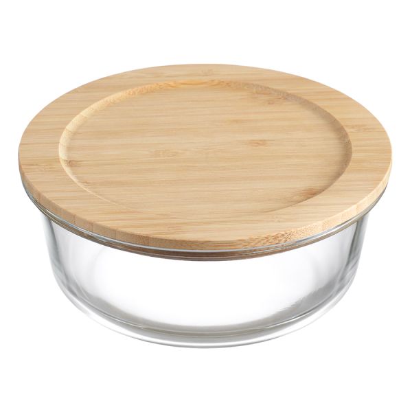 Контейнер для запекания и хранения Smart Solutions с крышкой из бамбука, 950 мл, Smart Solutions