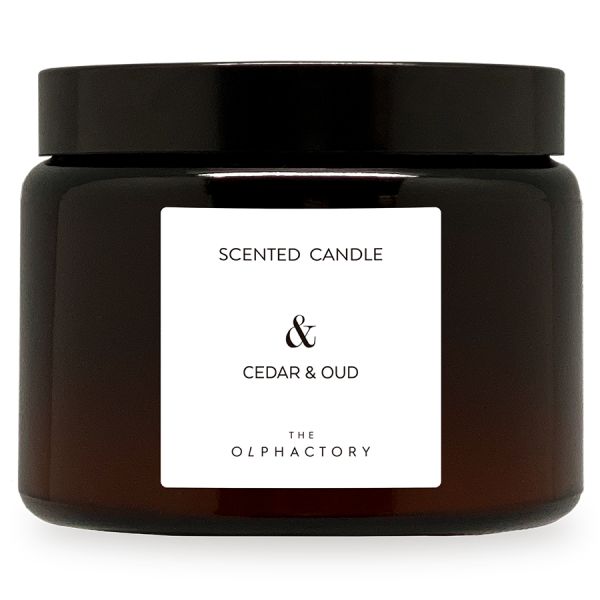 Свеча ароматическая The Olphactory, Кедр и уд, 72 ч, Ambientair