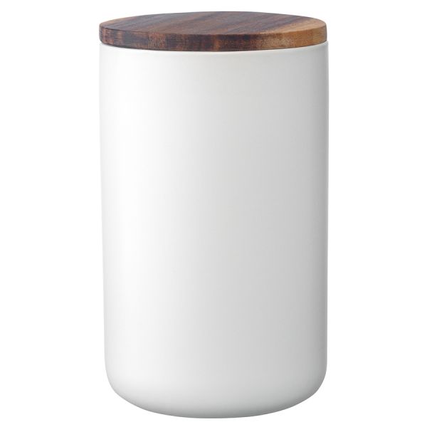 Банка для хранения керамическая Smart Solutions, 750 мл, белая, Smart Solutions