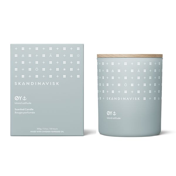 Свеча ароматическая OY с крышкой, 200 г (новая), S K A N D I N A V I S K
