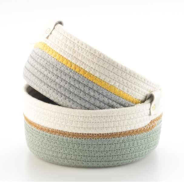 Корзина для хранения Lucy 21х10 см, бежевая/серая, Bergenson Bjorn, изображение 3